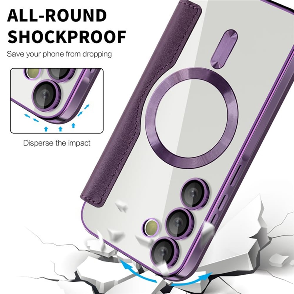 Techsuit SmartMag Book - θήκη για Samsung Galaxy A35 - Μωβ - Image 4