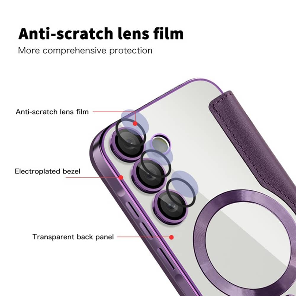 Techsuit SmartMag Book - θήκη για Samsung Galaxy A35 - Μωβ - Image 3