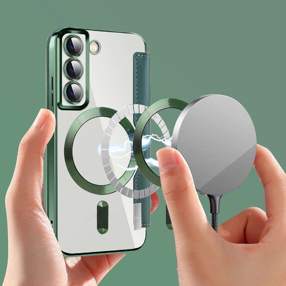 Techsuit SmartMag Book - θήκη για Samsung Galaxy S22 5G - Πράσινο - Image 5