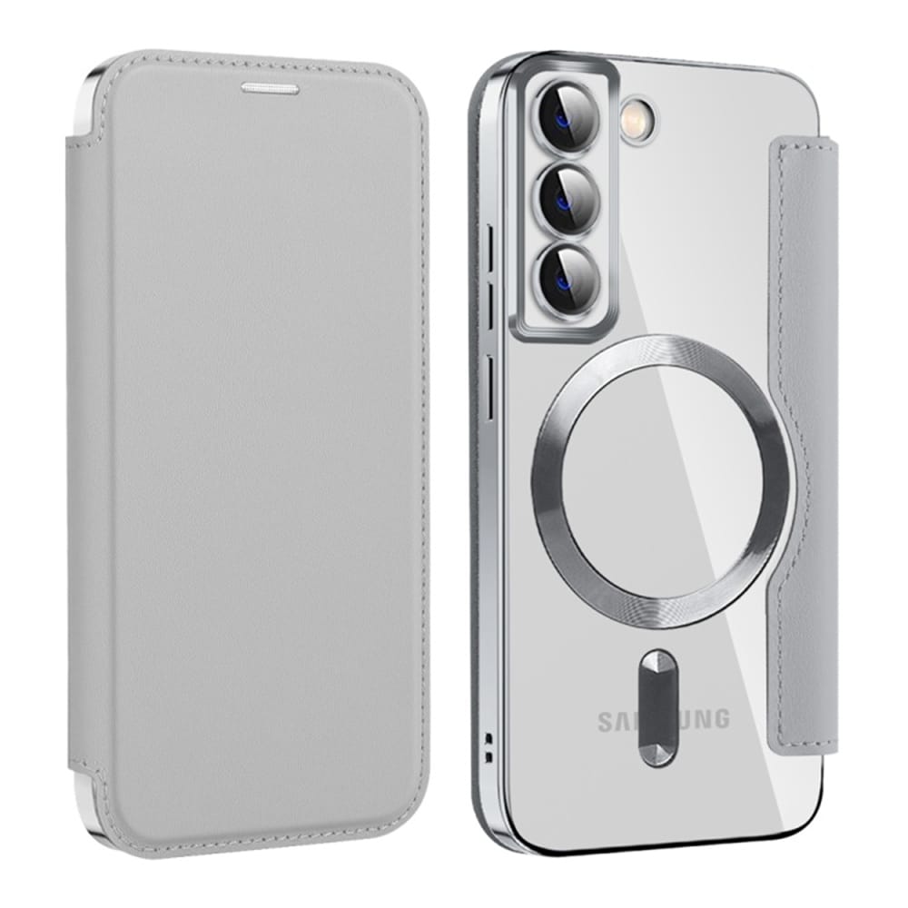 Techsuit SmartMag Book - θήκη για Samsung Galaxy S22 5G - Γκρι - Image 2