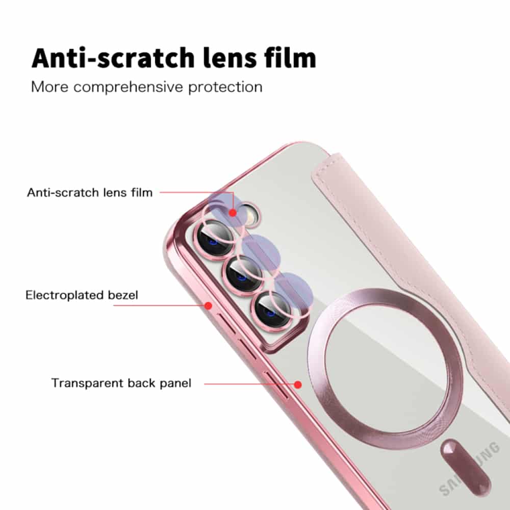 Techsuit SmartMag - θήκη για Samsung Galaxy S22 Plus 5G - Ροζ - Image 3