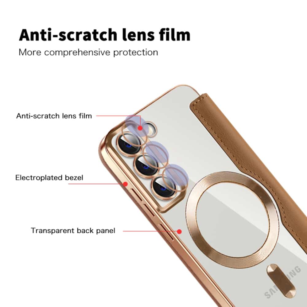 Techsuit SmartMag - θήκη για Samsung Galaxy S22 Plus 5G - Καφέ - Image 3