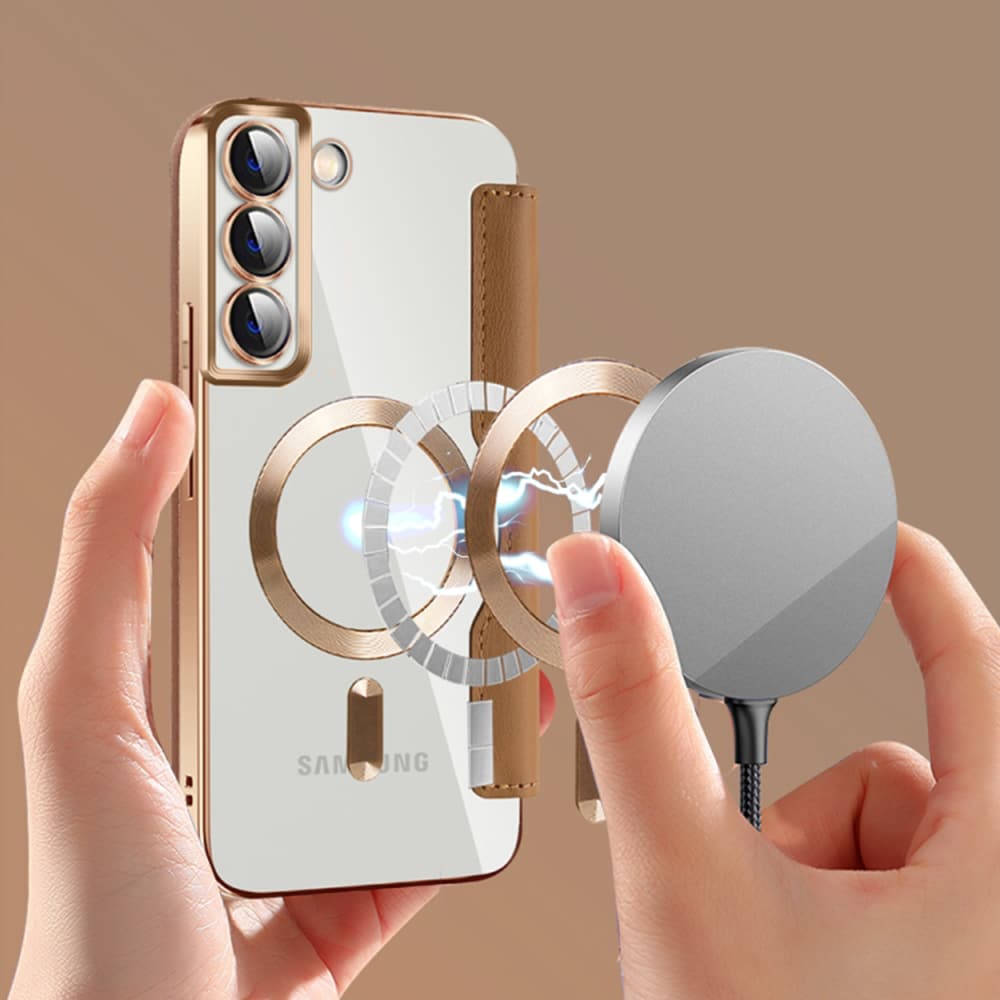 Techsuit SmartMag - θήκη για Samsung Galaxy S22 Plus 5G - Καφέ - Image 5