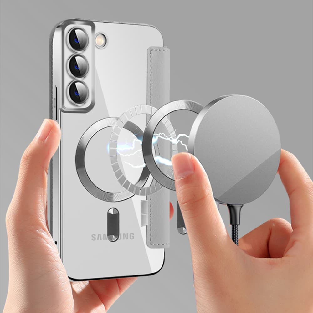 Techsuit SmartMag - θήκη για Samsung Galaxy S22 Plus 5G - Γκρι - Image 6