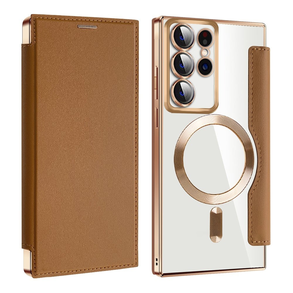 Techsuit SmartMag - θήκη για Samsung Galaxy S22 Ultra 5G - Καφέ - Image 2
