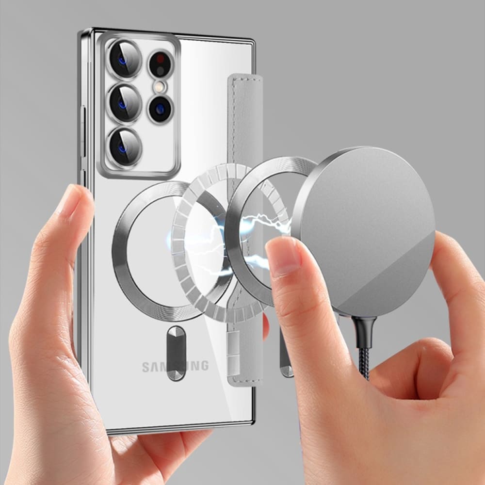 Techsuit SmartMag - θήκη για Samsung Galaxy S22 Ultra 5G - Γκρι - Image 6