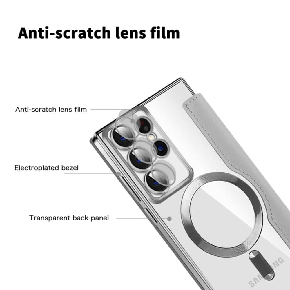 Techsuit SmartMag - θήκη για Samsung Galaxy S22 Ultra 5G - Γκρι - Image 3