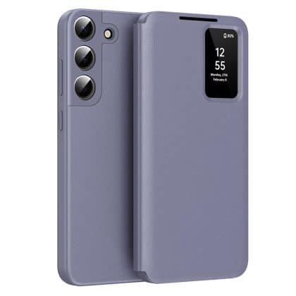 Techsuit SmartView Series - θήκη για Samsung Galaxy S22 5G - Μωβ