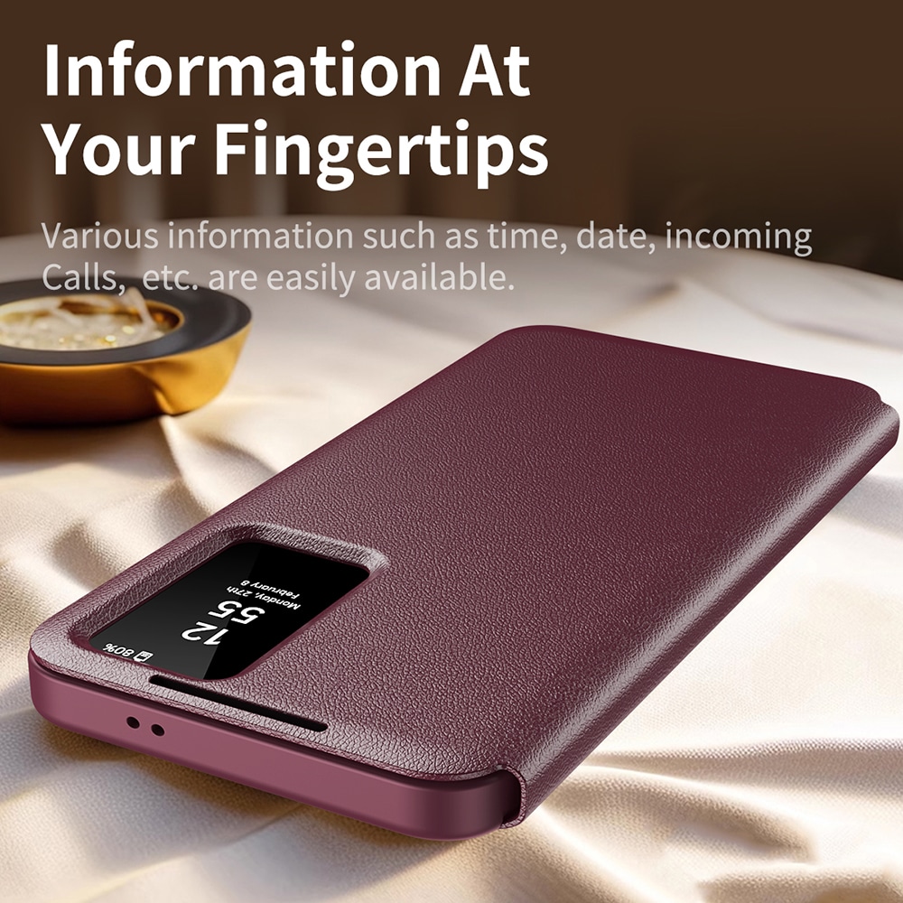 Techsuit SmartView Series - θήκη για Samsung Galaxy S25 Plus - Κόκκινο - Image 3