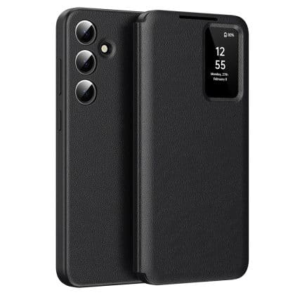 Techsuit SmartView Series - θήκη για Samsung Galaxy S24 FE - Μαύρο