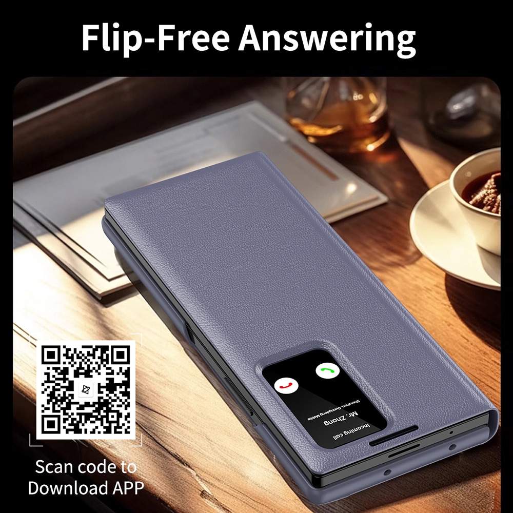 Techsuit SmartView Series - θήκη για Samsung Galaxy Z Fold5 - Μωβ - Image 5