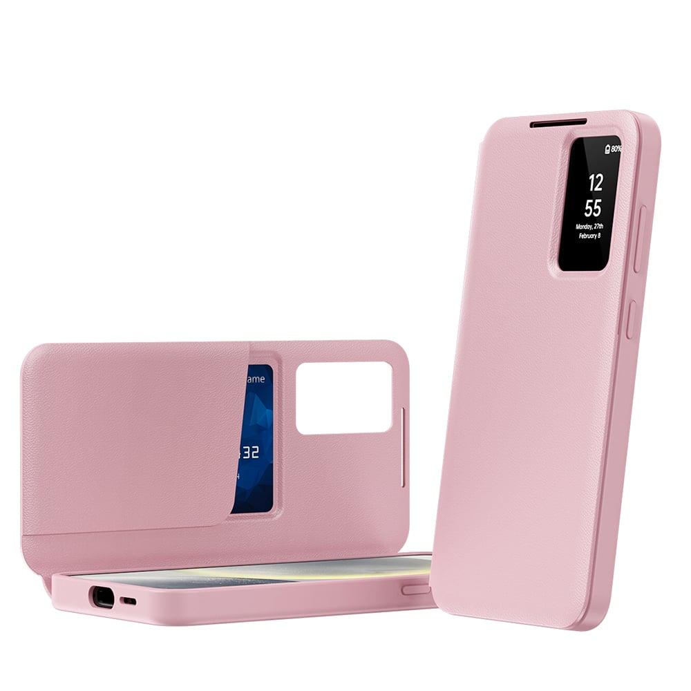 Techsuit SmartView Series - θήκη για Samsung Galaxy S23 Ultra - Ροζ - Image 2