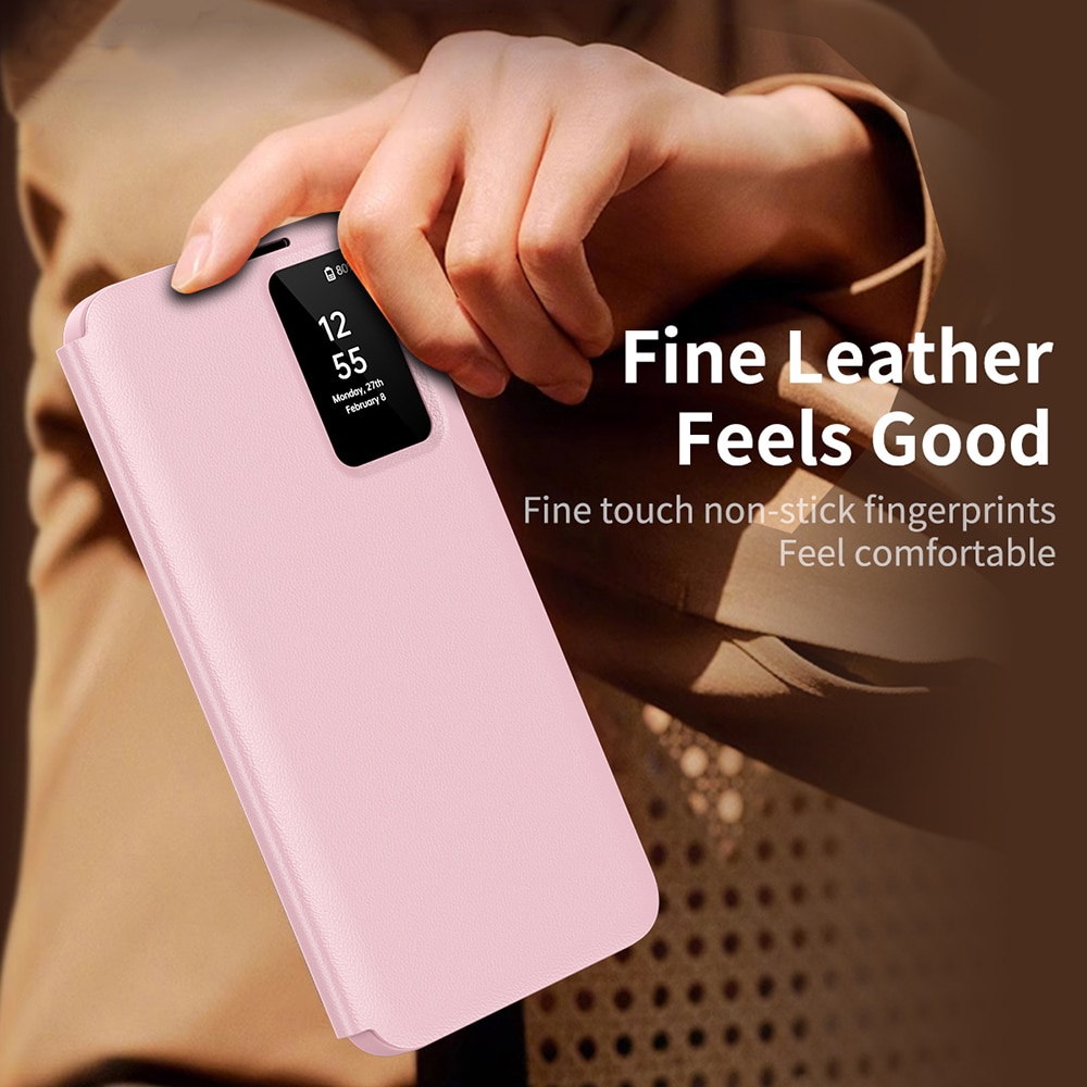 Techsuit SmartView Series - θήκη για Samsung Galaxy S23 Ultra - Ροζ - Image 3
