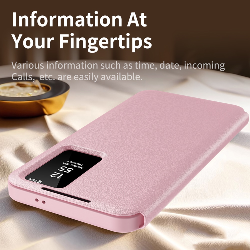 Techsuit SmartView Series - θήκη για Samsung Galaxy S23 Ultra - Ροζ - Image 5