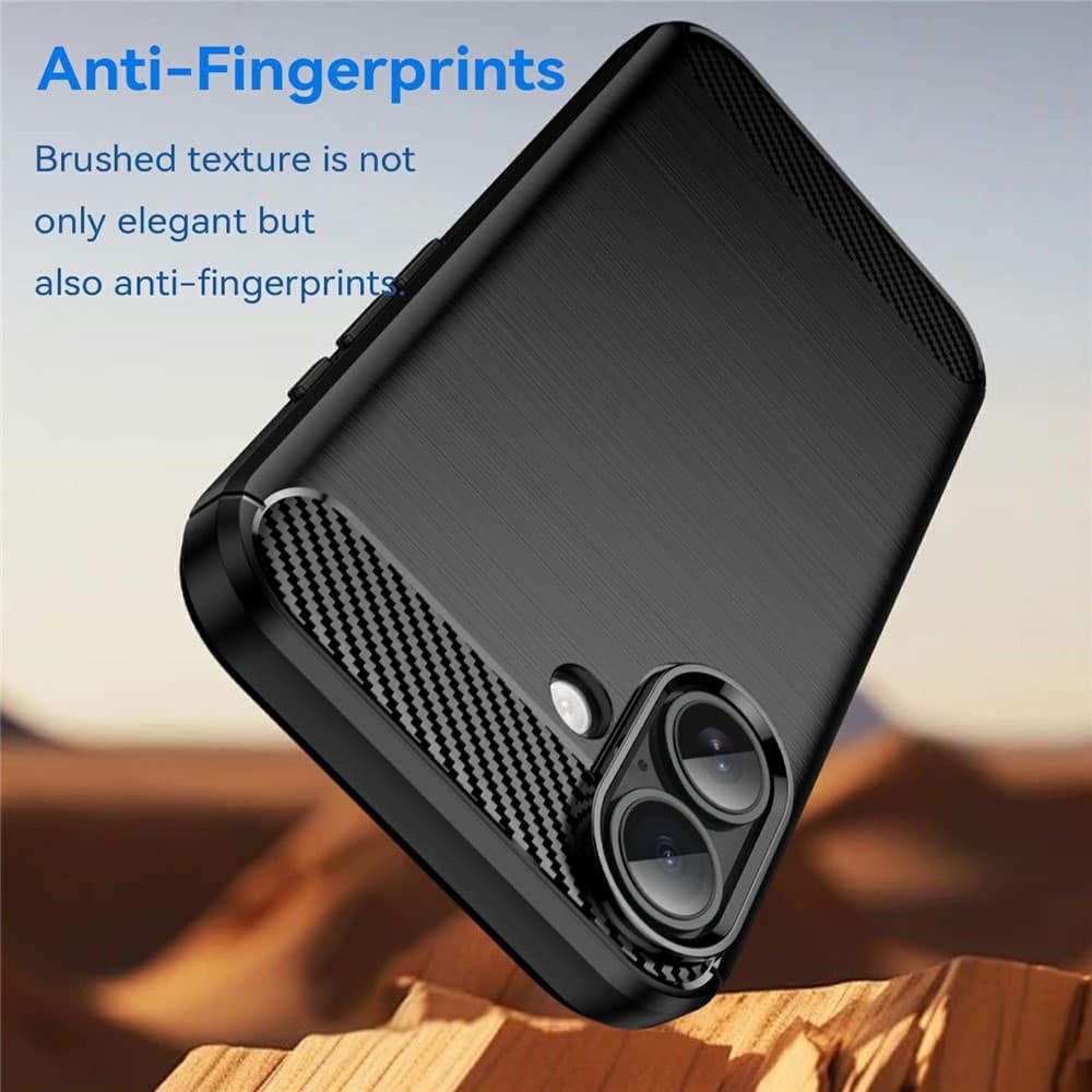 Techsuit Carbon Silicone - θήκη για Apple iPhone 17 - Μαύρο - Image 4