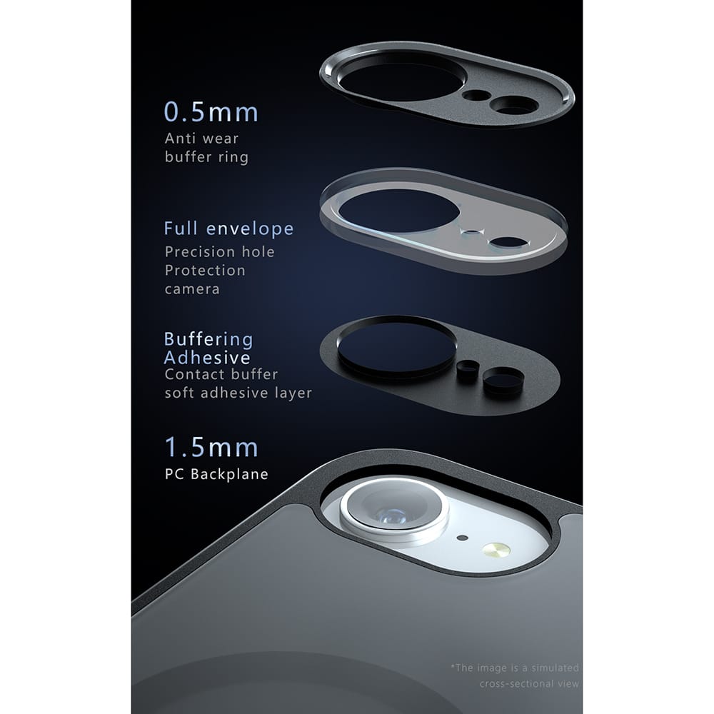 Techsuit PureFrost - θήκη για Apple iPhone 15 Pro Max - Μαύρο - Image 7