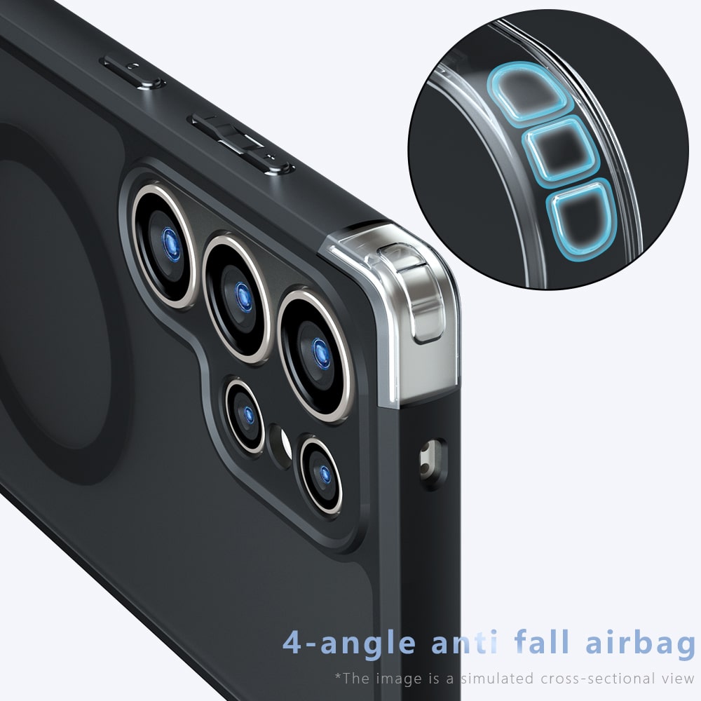 Techsuit PureFrost - θήκη για Samsung Galaxy S23 Ultra - Μαύρο - Image 3