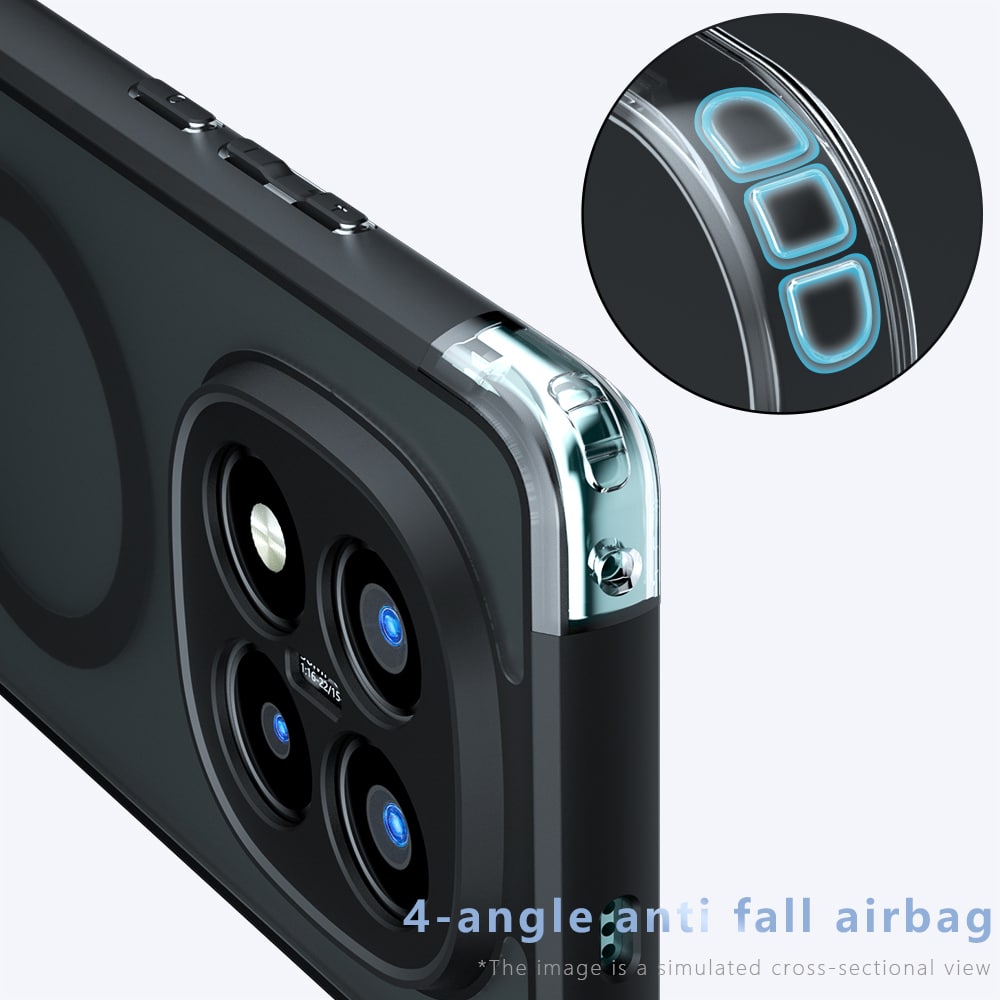 Techsuit PureFrost - θήκη για Xiaomi Redmi Note 14 Pro+ 5G - Μαύρο - Image 2