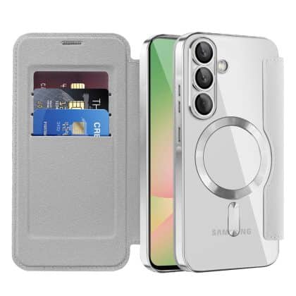 Techsuit SmartMag Book - θήκη για Samsung Galaxy A56 - Γκρι