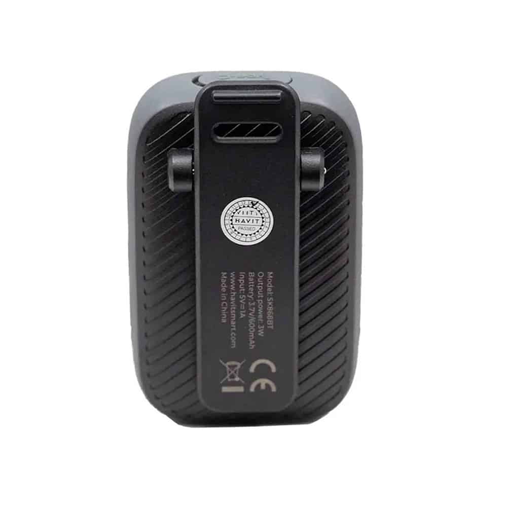 Havit - Wireless Speaker (sk868bt) - Bluetooth V5.4, 5w, 600mah, Ip67, Tws, Flashlight, Hands-Free Calls, Type-C - Black - Image 3