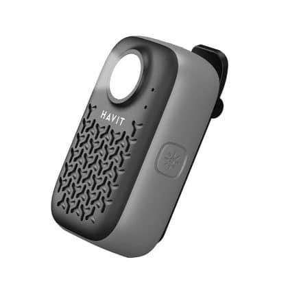 Havit - Wireless Speaker (sk868bt) - Bluetooth V5.4, 5w, 600mah, Ip67, Tws, Flashlight, Hands-Free Calls, Type-C - Black