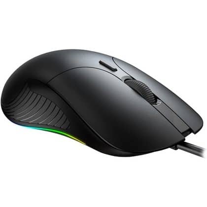 Havit - Wired Gaming Mouse (ms1020wb) - With Rgb Lights, 2400dpi, Erginomic Design, USB 5v - Black