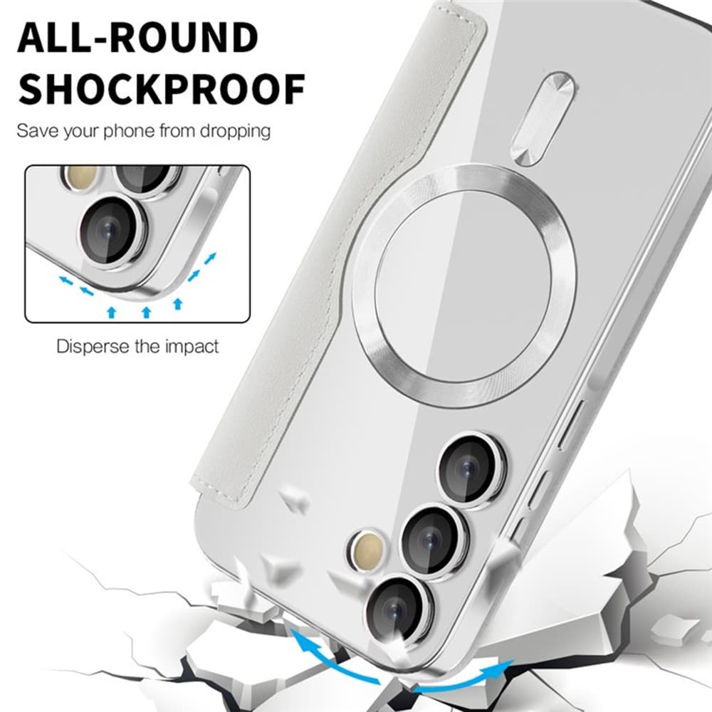 Techsuit SmartMag Book - θήκη για Samsung Galaxy A55 - Γκρι - Image 4