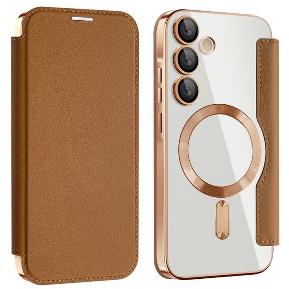 Techsuit SmartMag Book - θήκη για Samsung Galaxy A55 - Καφέ - Image 2