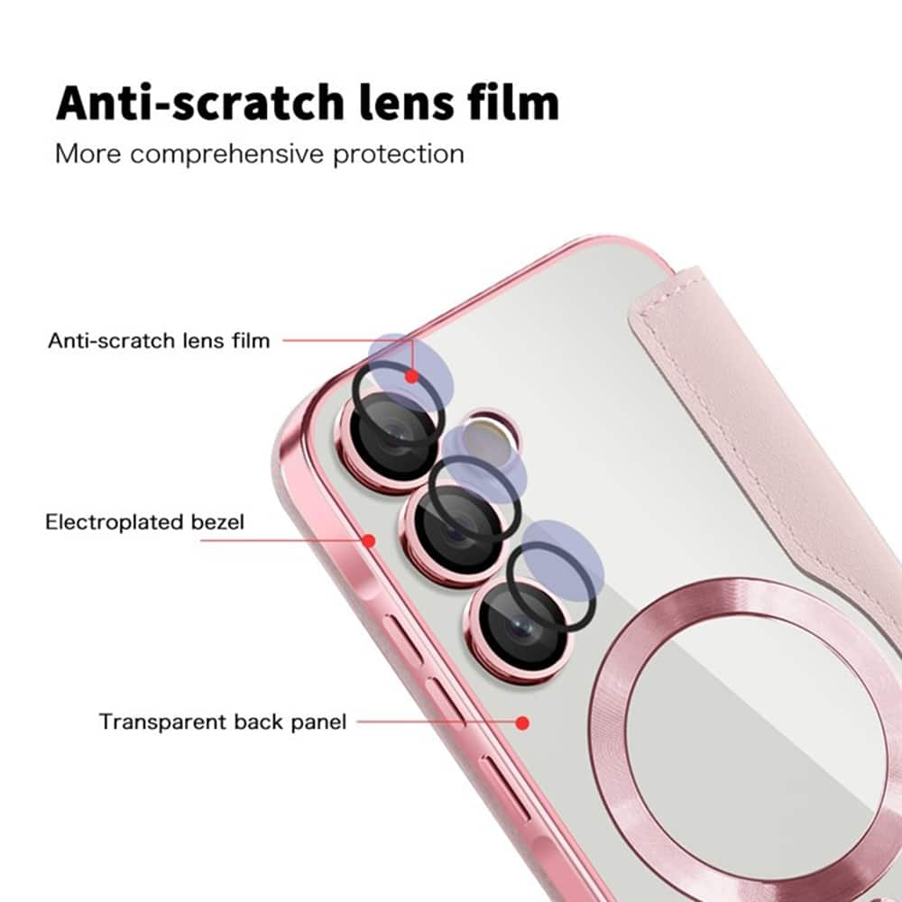 Techsuit SmartMag Book - θήκη για Samsung Galaxy A55 - Ροζ - Image 4