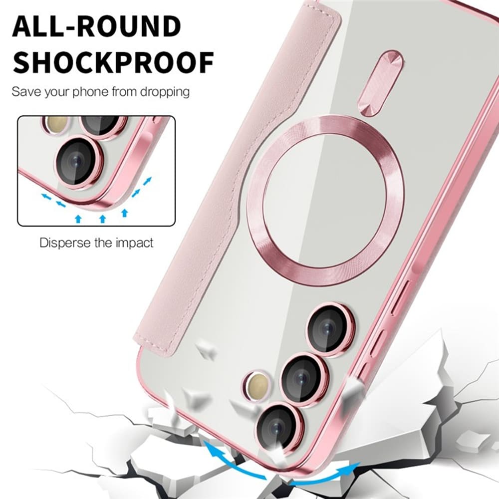 Techsuit SmartMag Book - θήκη για Samsung Galaxy A55 - Ροζ - Image 3