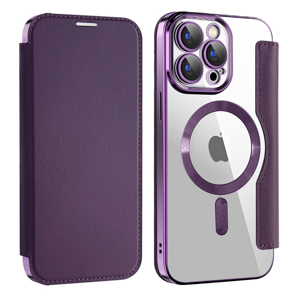 Techsuit SmartMag Book - θήκη για Apple iPhone 15 Pro Max - Μωβ - Image 2