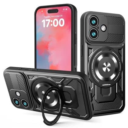 Techsuit RuggedCam - θήκη για Apple iPhone 17 - Μαύρο