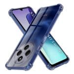 Techsuit Shockproof Clear Silicone - θήκη για Xiaomi Redmi 14C - Μαύρο