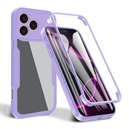 Μωβ πίσω θήκη Techsuit ColorVerse 360 για Apple iPhone 17 Pro Max