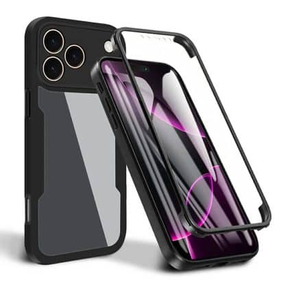 Techsuit ColorVerse 360 Series - θήκη για Apple iPhone 17 Pro Max - Μαύρο