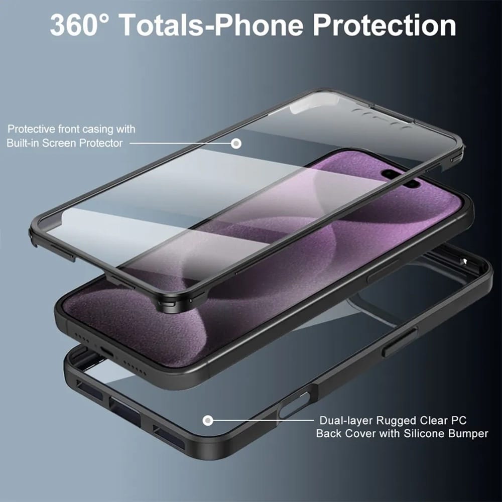 Techsuit ColorVerse 360 Series - θήκη για Apple iPhone 17 - Μωβ - Image 4