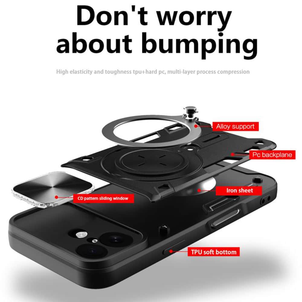 Techsuit CamGuard Pro - θήκη για Apple iPhone 17 - Μωβ - Image 2