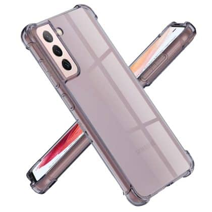 Techsuit Shockproof Clear Silicone - θήκη για Samsung Galaxy S21 5G - Μαύρο