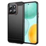 Techsuit Carbon Silicone - θήκη για Honor X6c - Μαύρο