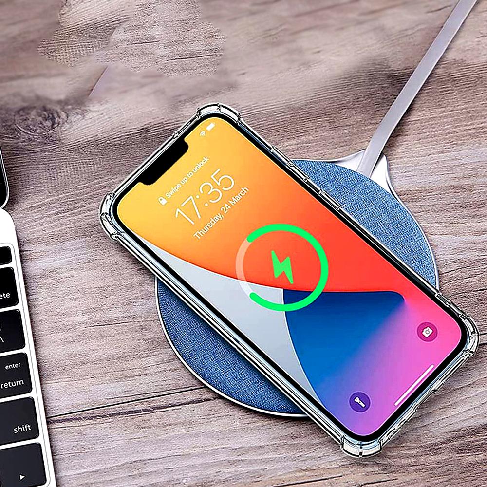 Techsuit Shockproof Clear Silicone MagSafe - θήκη για Oppo Reno12 F 4G - Μαύρο - Image 5