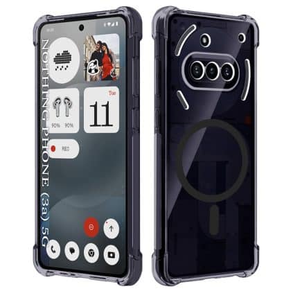 Techsuit Shockproof Clear Silicone MagSafe - θήκη για Nothing Phone (3a) - Διάφανο