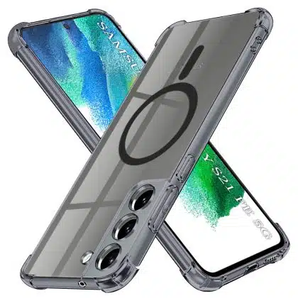 Techsuit Shockproof Clear Silicone MagSafe - θήκη για Samsung Galaxy S21 FE 5G - Μαύρο