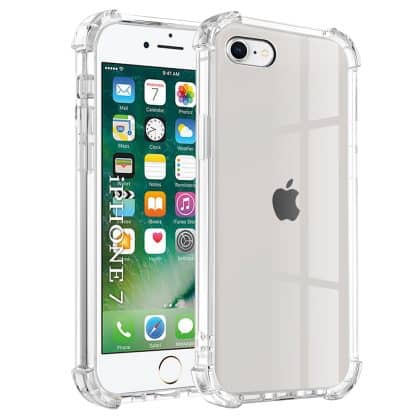 Techsuit Shockproof Clear Silicone - θήκη για Apple iPhone 7 / 8 SE - Διάφανο