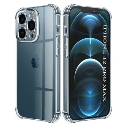 Techsuit Shockproof Clear Silicone - θήκη για Apple iPhone 12 Pro Max - Διάφανο