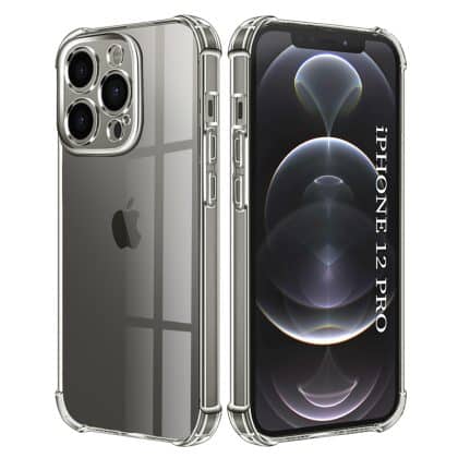 Techsuit Shockproof Clear Silicone - θήκη για Apple iPhone 12 Pro - Διάφανο