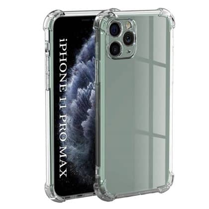 Techsuit Shockproof Clear Silicone - θήκη για Apple iPhone 11 Pro Max - Διάφανο