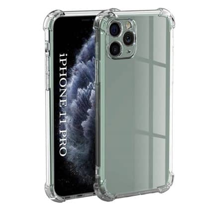 Techsuit Shockproof Clear Silicone - θήκη για Apple iPhone 11 Pro - Διάφανο