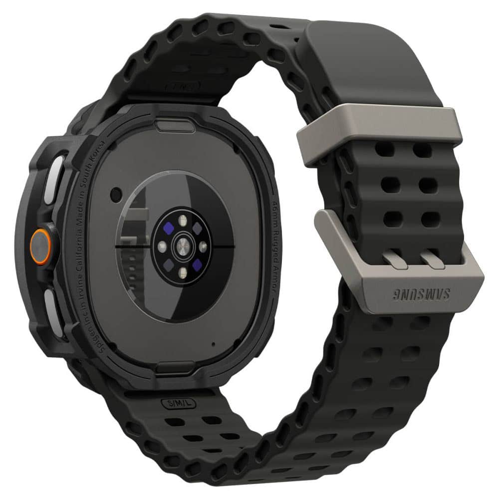 Spigen - Rugged Armor - Samsung Galaxy Watch8 Classic - Matte Black - Image 5
