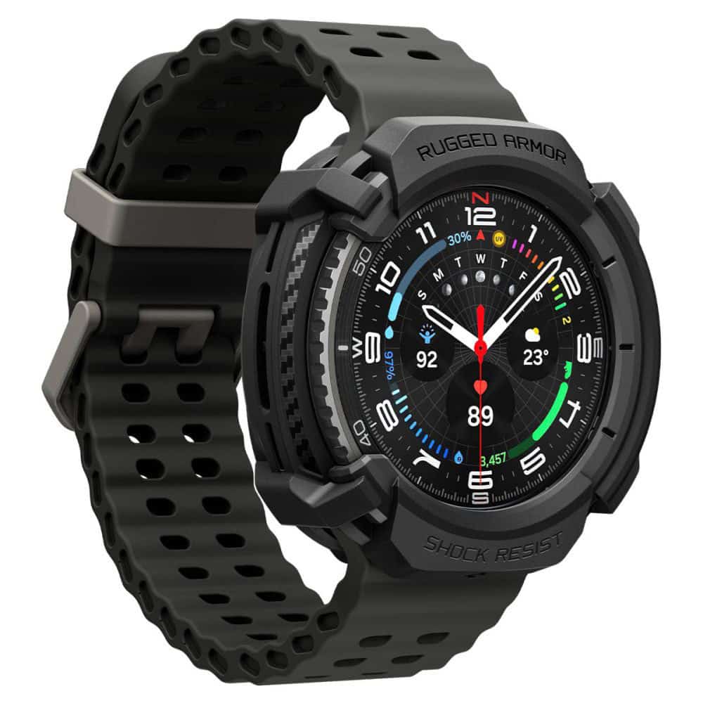 Spigen - Liquid Air - Samsung Galaxy Watch8 Classic - Matte Black - Image 3