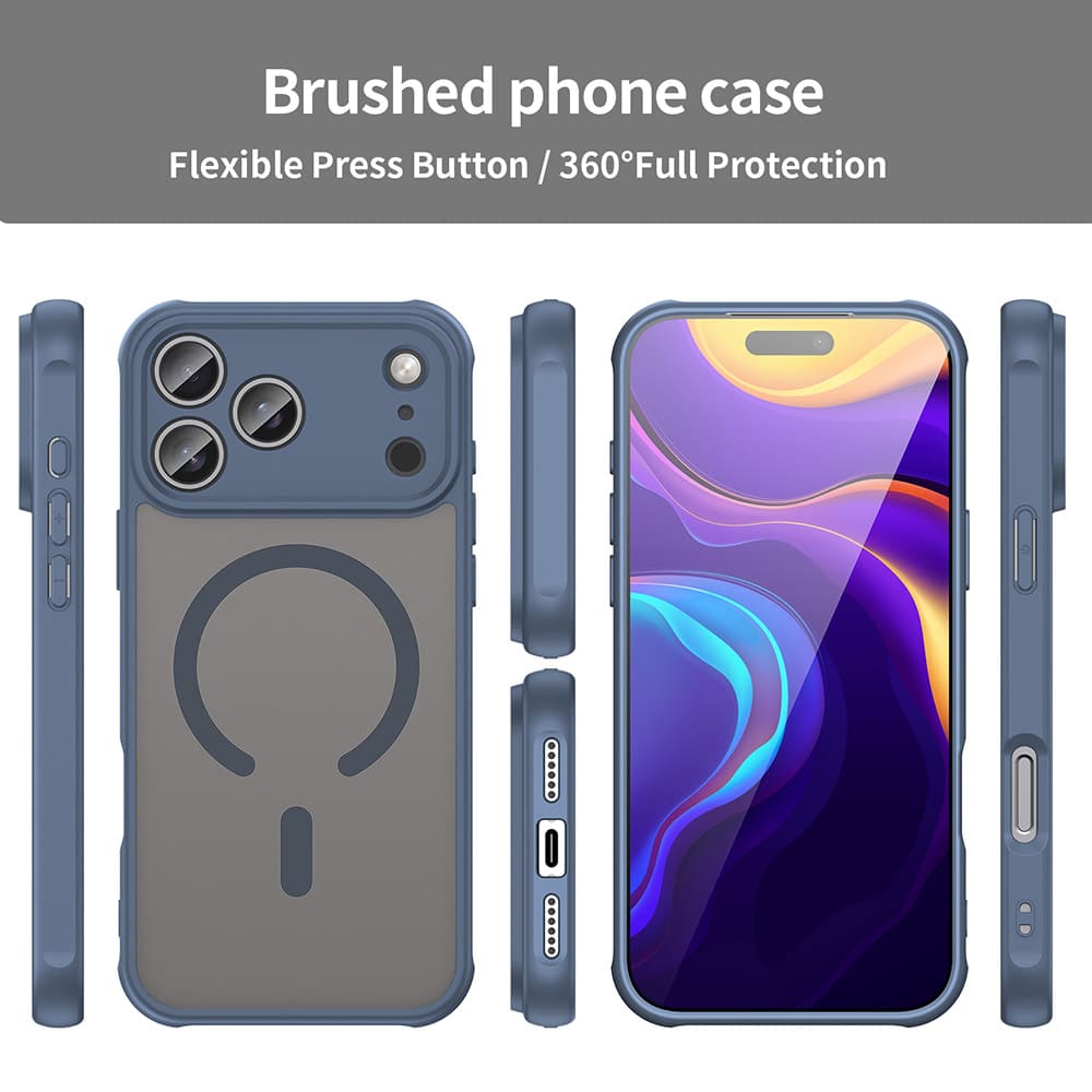 Techsuit HaloFrost II MagSafe - θήκη για Apple iPhone 17 Pro Max - Μπλε - Image 5
